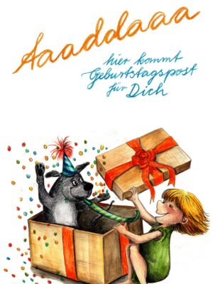 Geburtstagspost - Postkarte klein