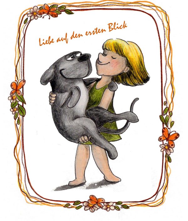 Liebe auf den ersten Blick - Postkarte klein
