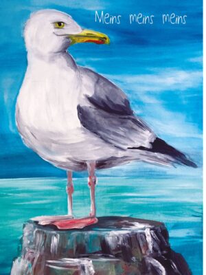 Acrylmalkurs: Möwe - bald verfügbar
