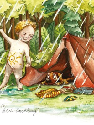Es gibt kein schlechtes Wetter - Postkarte klein