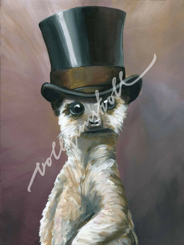Erdmännchen - Kunstdruck