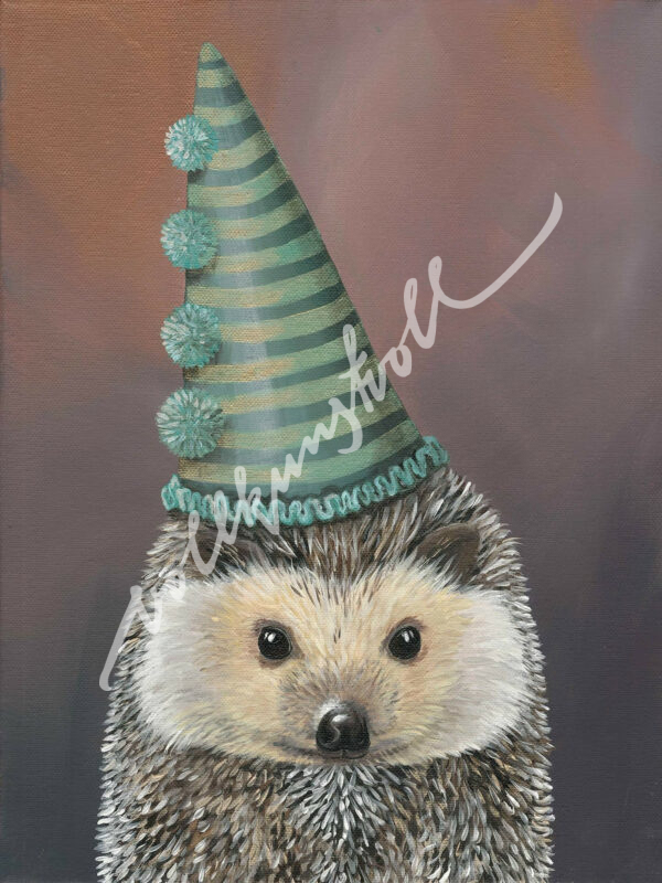 Igel - Kunstdruck