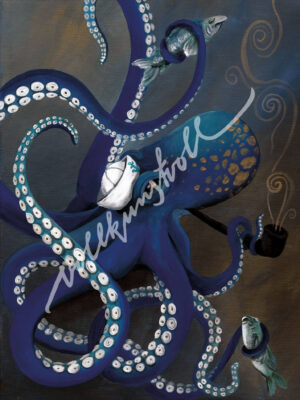 Octopus - Kunstdruck