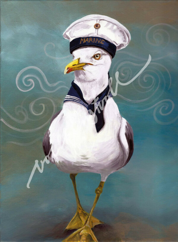 Seemöwe - Kunstdruck