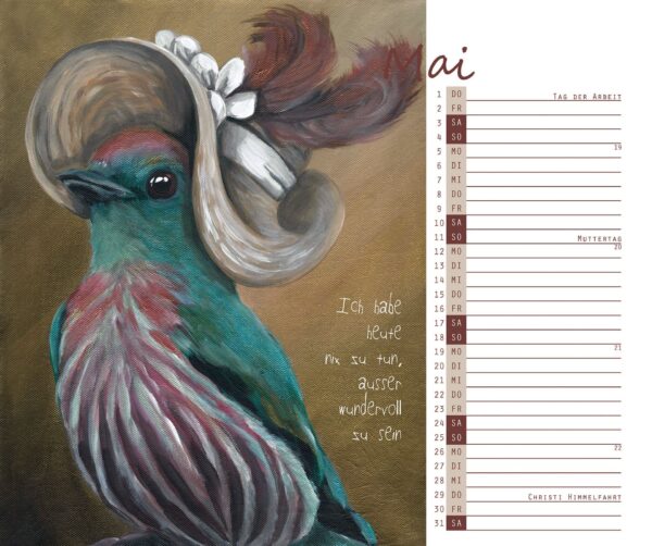 Kalender "barock" - Wandkalender