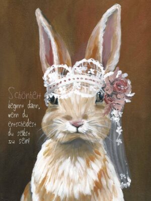 Hase - Postkarte klein