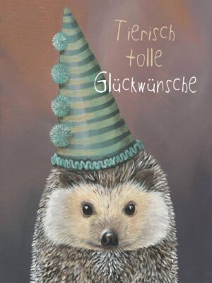 Igel - Postkarte klein