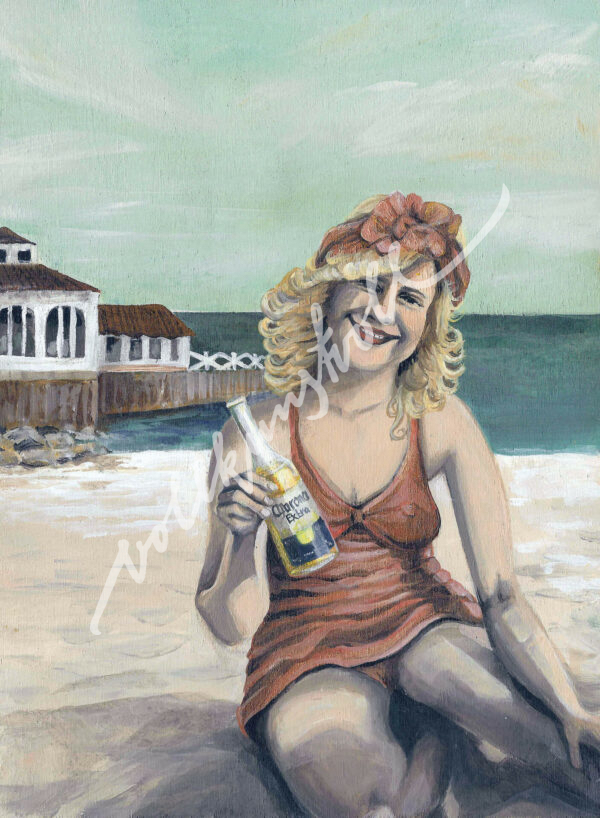 Retro “Bessere Zeiten” - Kunstdruck