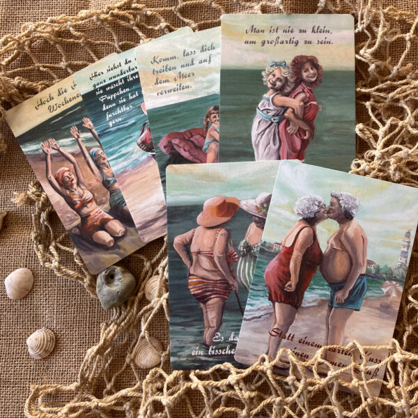 Set "Von jung bis alt" - Set Postkarte groß