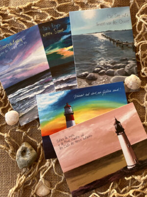 Set "Meer" - Set Postkarte klein