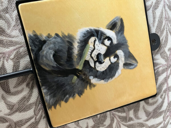 Haken, Waschbär - Keramik