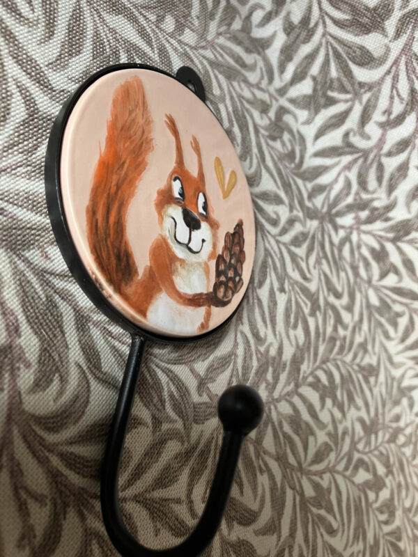 Haken, Eichhörnchen - Keramik