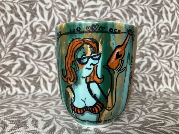 Becher Bikini - Porzellan