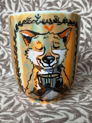 Becher Fuchs - Porzellan