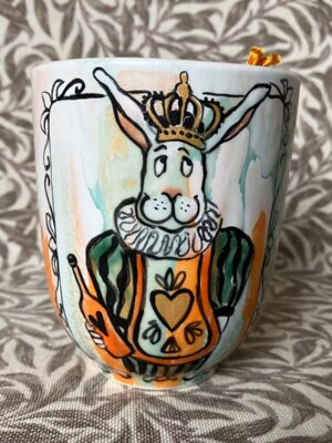 Becher Hase - Porzellan