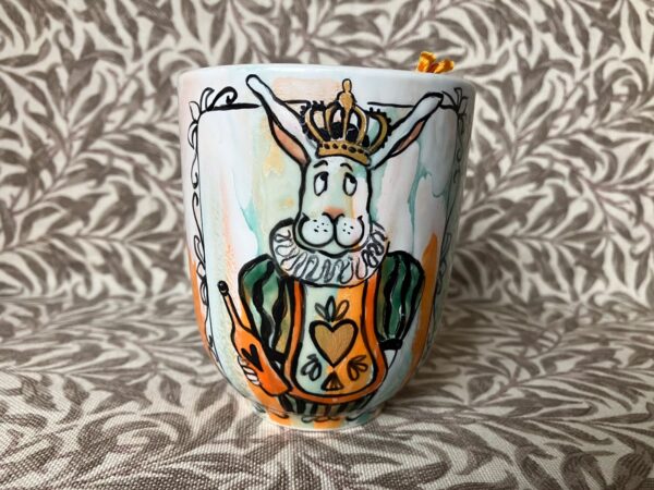 Becher Hase - Porzellan