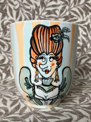Becher Königin - Porzellan