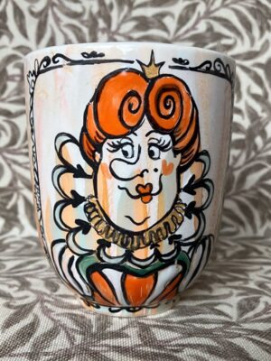 Becher Königin - Porzellan
