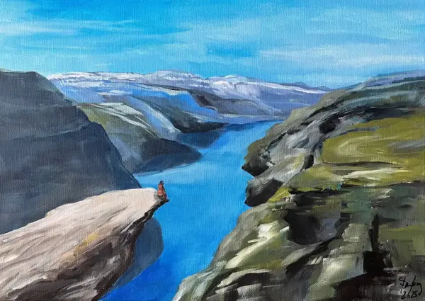 Acryl-Malkurs: Fjord in Norwegen - 13.05.2025