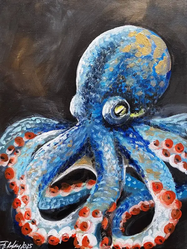 Acryl-Malkurs: Octopus - Bald verfügbar