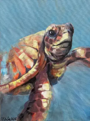Acryl-Malkurs: Schildkröte - 28.10.2025