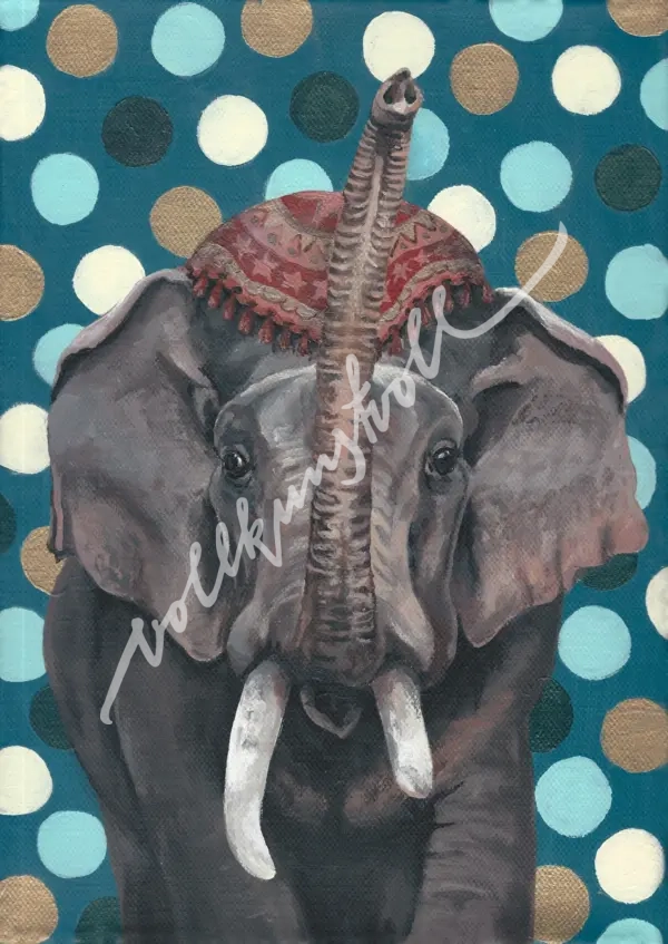 Elefant - Kunstdruck