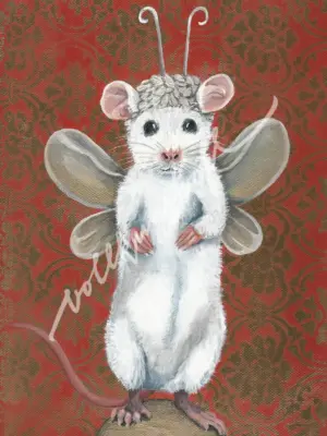 Original - Maus - Original Acrylbild auf Leinwand - handsigniert und versiegelt.