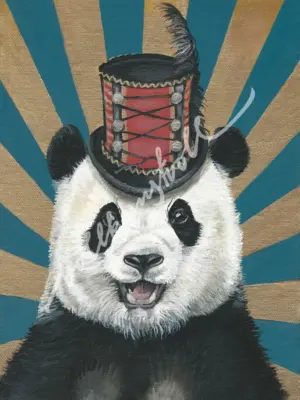 Panda - Kunstdruck
