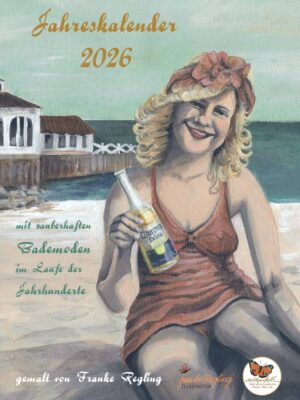 Kalender - retro Bademoden - Wandkalender