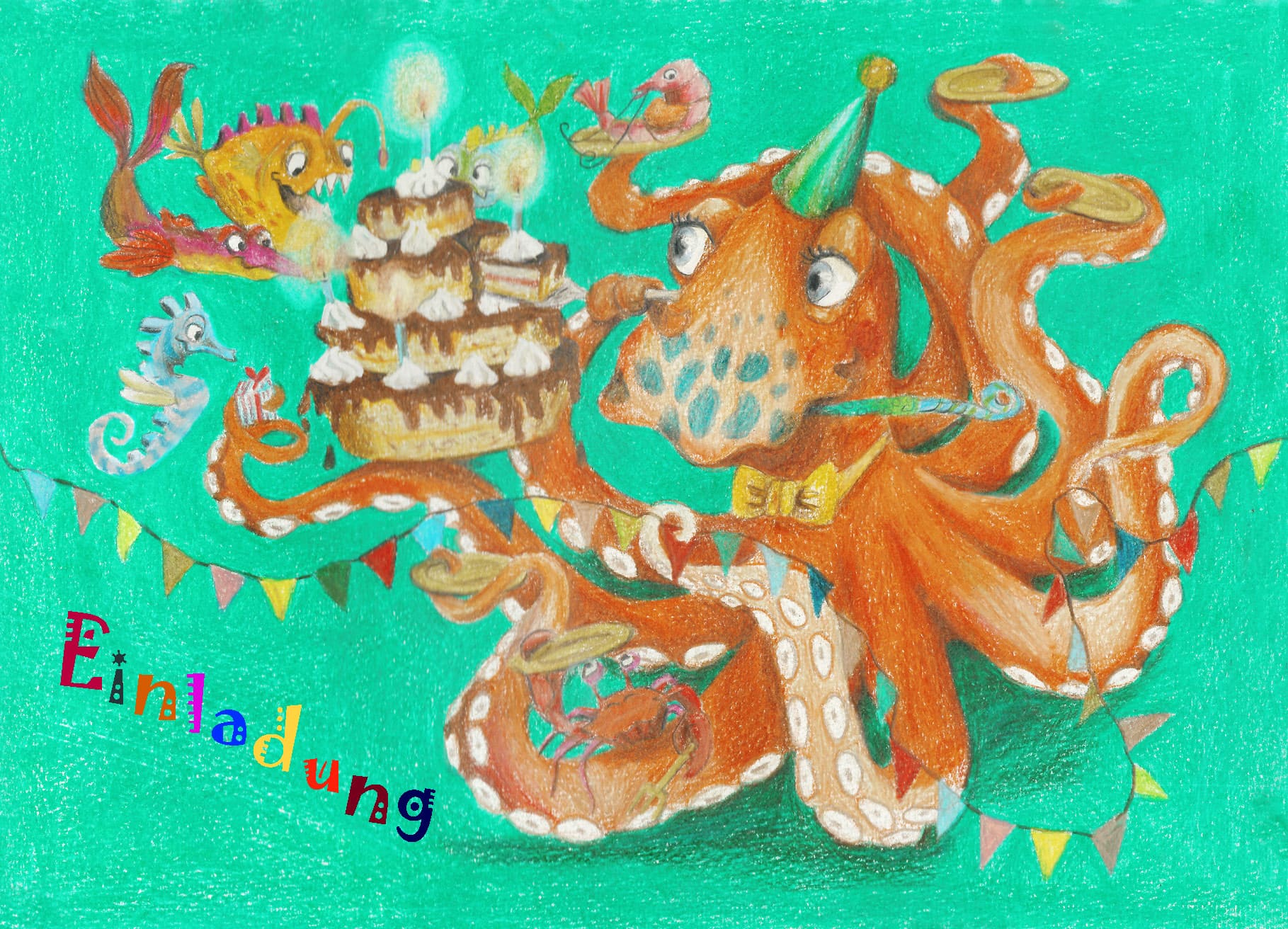 Einladung Meer Einladung Meer - Postkarte klein