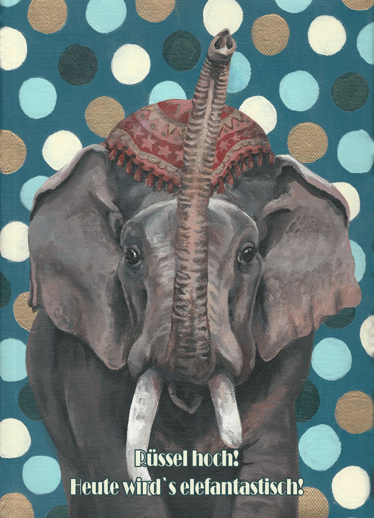 Elefant Elefant - Postkarte klein