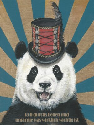 Panda Panda - Postkarte klein