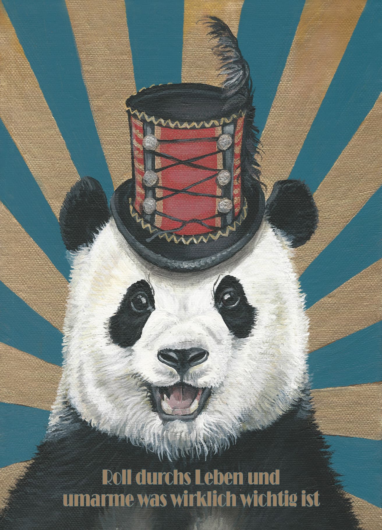 Panda Panda - Postkarte klein