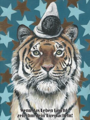 Tiger Tiger - Postkarte klein